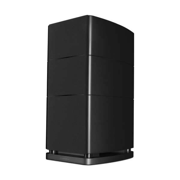 Wharfedale Elysian 2R 3 Way Standmount Speaker (pair), Matt Black - left 