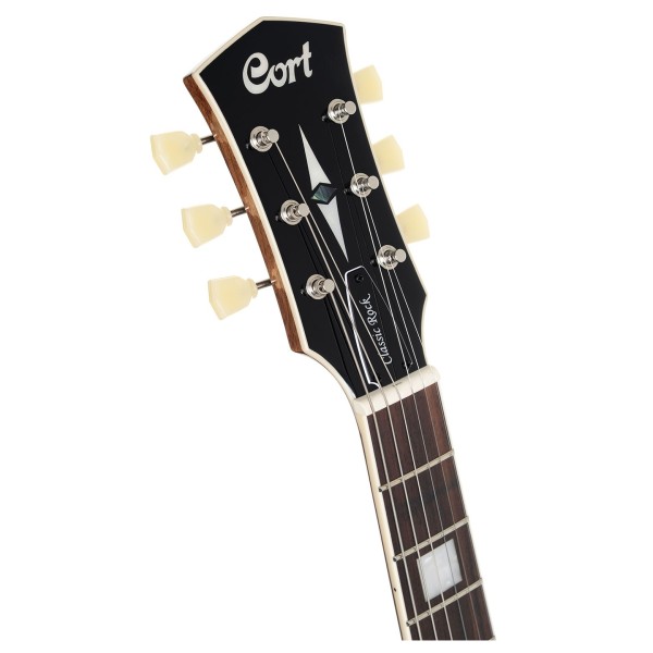 Cort CR200 Bigsby, Gold Top - headstock