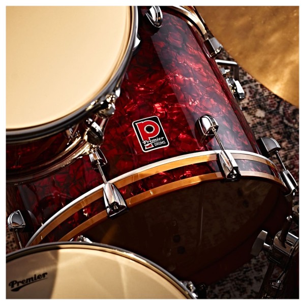 Premier Artist Heritage 18" 4pc Drum Kit, Burgundy Pearl