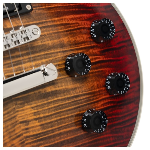 Cort CR300 Deluxe, Flaming Burst - controls