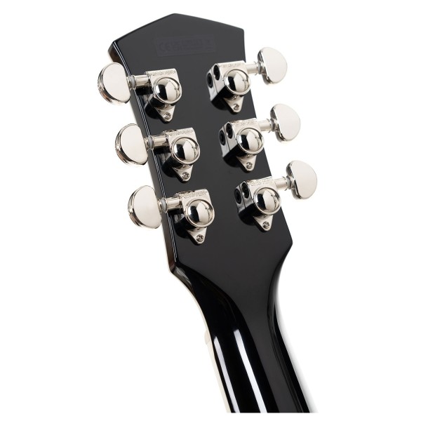 Cort CR300 Deluxe, Flaming Burst - back of headstock