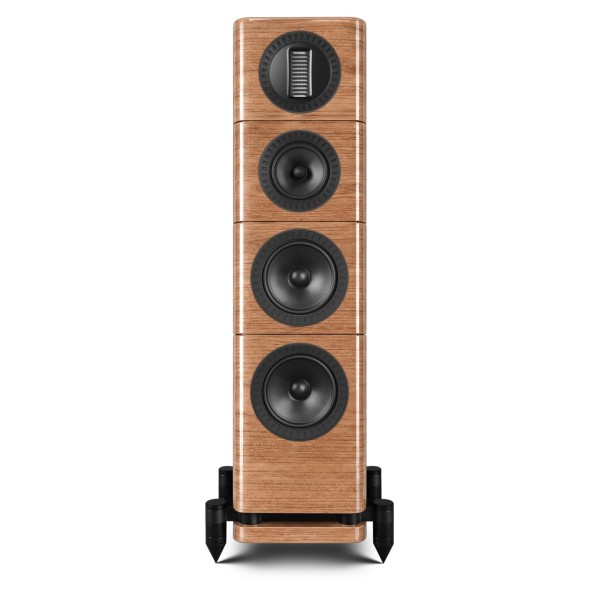 Wharfedale Elysian 3R 3 Way Floorstanding Speaker (pair), Piano Walnut - no grille 