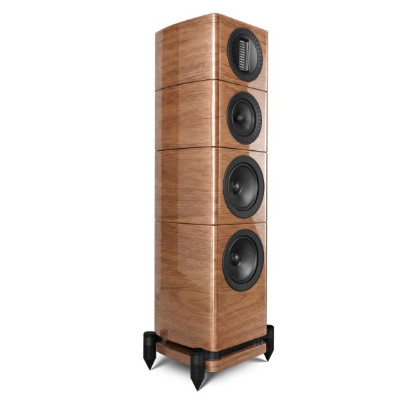 Wharfedale Elysian 3R 3 Way Floorstanding Speaker (pair), Piano Walnut - right 