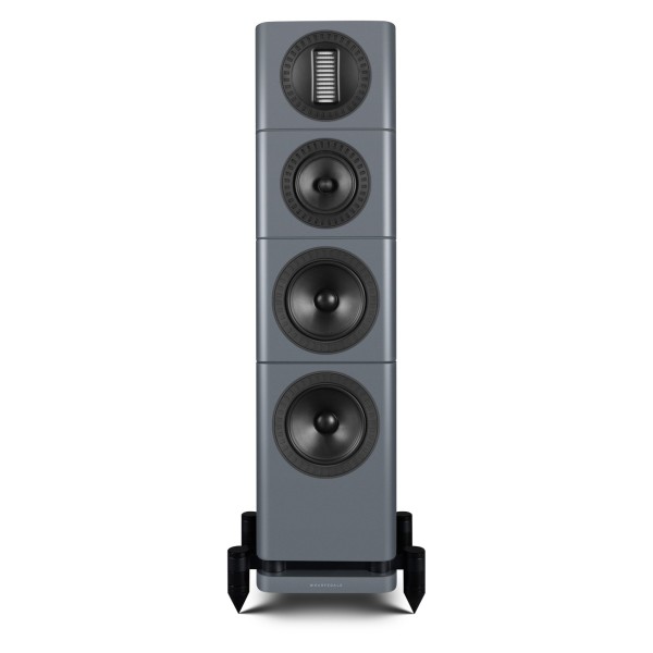 Wharfedale Elysian 3R 3 Way Floorstanding Speaker (pair), Lunar Grey - front 