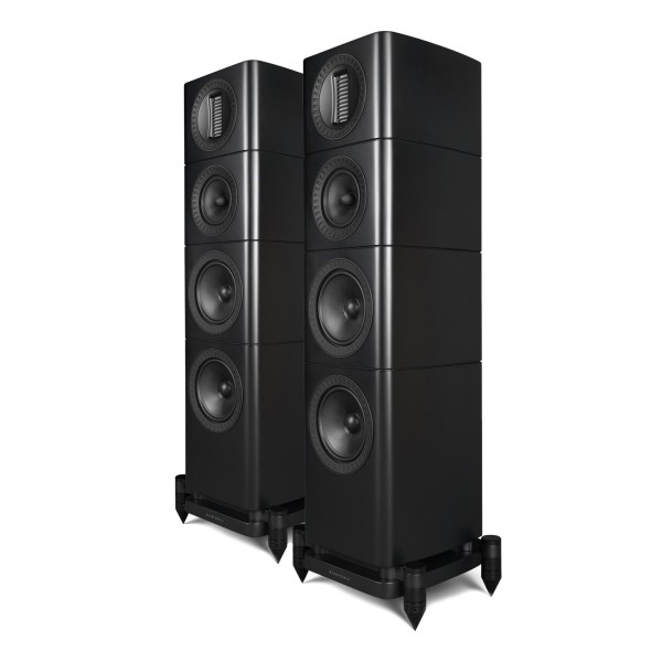 Wharfedale Elysian 3R 3 Way Floorstanding Speaker (pair), Matt Black-  main 