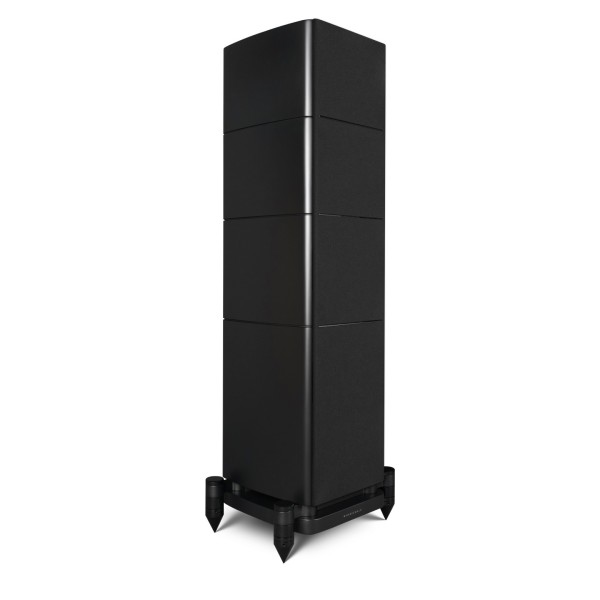 Wharfedale Elysian 3R 3 Way Floorstanding Speaker (pair), Matt Black - left grille 