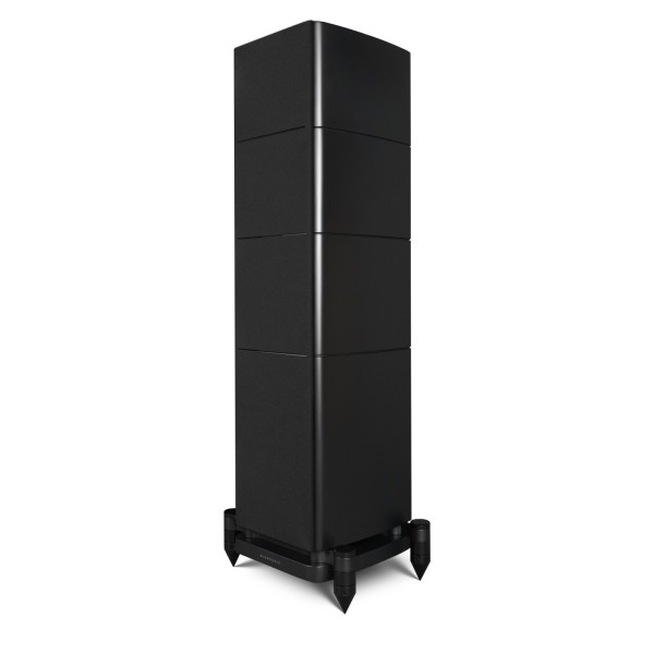 Wharfedale Elysian 3R 3 Way Floorstanding Speaker (pair), Matt Black - right grille