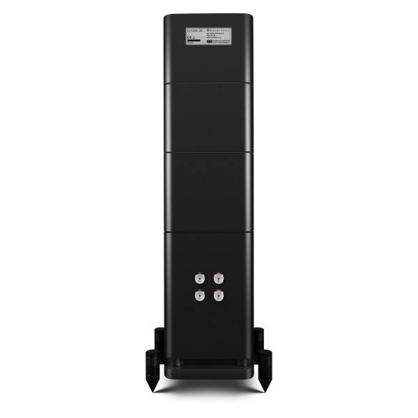 Wharfedale Elysian 3R 3 Way Floorstanding Speaker (pair), Matt Black - rear 