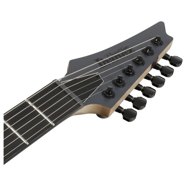 Ibanez RGR5121RB Prestige, Gray Metallic Flat - headstock