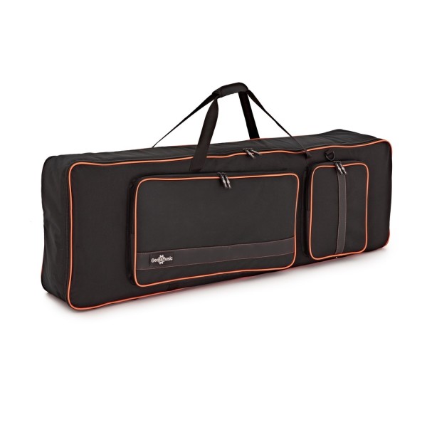 Deluxe 76 Key Keyboard Bag by Gear4music - Bag Angled 