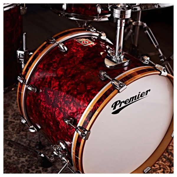 Premier Artist Heritage 16" 4pc Drum Kit, Burgundy Pearl