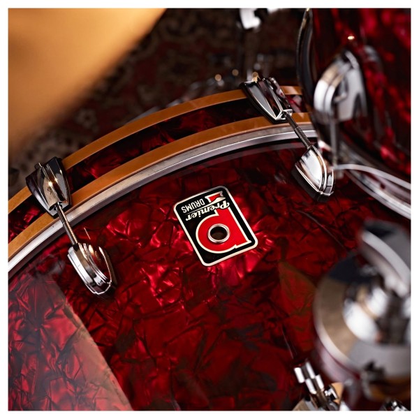 Premier Artist Heritage 16" 4pc Drum Kit, Burgundy Pearl