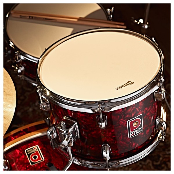 Premier Artist Heritage 16" 4pc Drum Kit, Burgundy Pearl