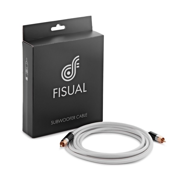 Fisual Pre-Terminated Subwoofer Cable, 3m