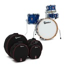 Premier Artist Heritage 20" 4pc Shell Pack, Blue Pearl & Soft Case Set