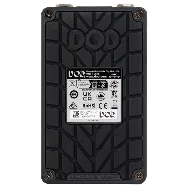 DOD Drag Analog Delay Pedal - standard bottom plate