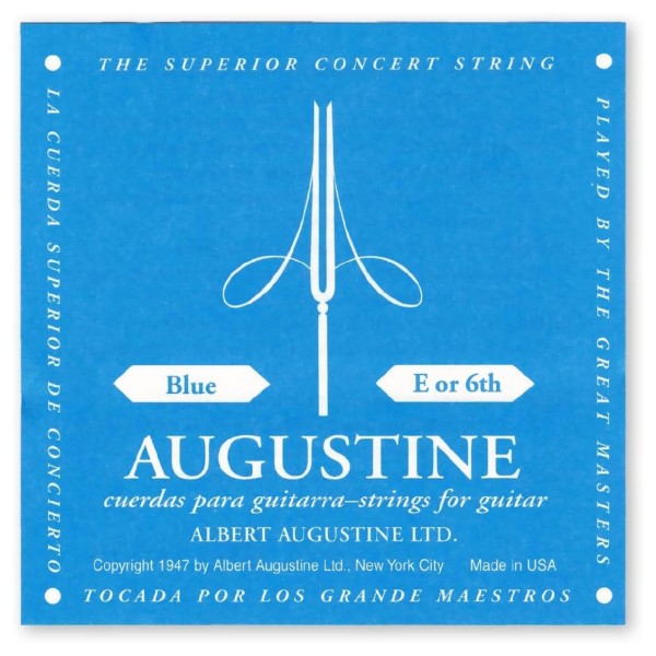 Augustine Blue Label E (Low) 6th String