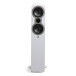 Q Acoustics 3050c Floorstanding Speakers (Pair), Satin White Front View 2