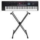 Roland Juno D-7 76 Key Portable Synthesizer with Stand