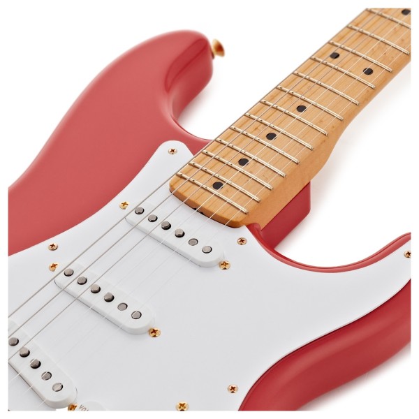 Fender Custom Shop '59 Stratocaster NOS Gold Hardware MN, Fiesta Red - upper frets