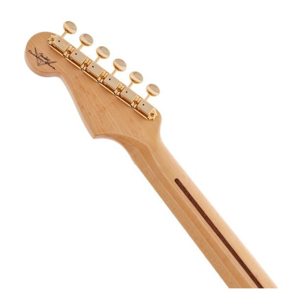 Fender Custom Shop '59 Stratocaster NOS Gold Hardware MN, Fiesta Red - back of headstock