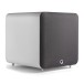 Q Acoustics Q SUB100 Subwoofer, Satin White - front angle 