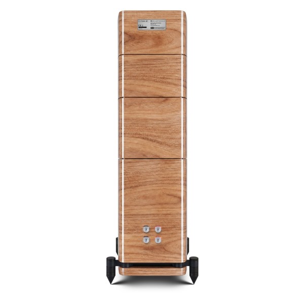 Wharfedale Elysian 4R 3 Way Floorstanding Speaker (pair), Piano Walnut - rear 