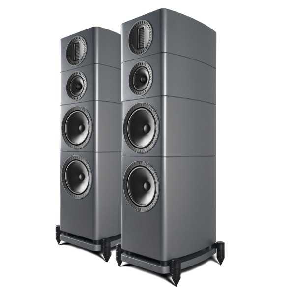 Wharfedale Elysian 4R 3 Way Floorstanding Speaker (pair), Lunar Grey - main 