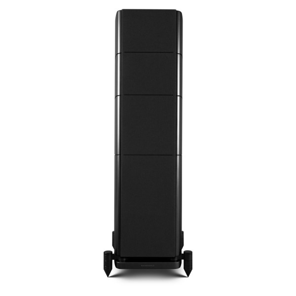 Wharfedale Elysian 4R 3 Way Floorstanding Speaker (pair), Matt Black - front grille 