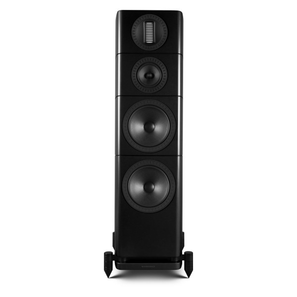 Wharfedale Elysian 4R 3 Way Floorstanding Speaker (pair), Matt Black - ront no grille 
