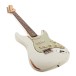 Fender Custom Shop '62 Stratocaster Relic, Aged Olympic White - angled shot