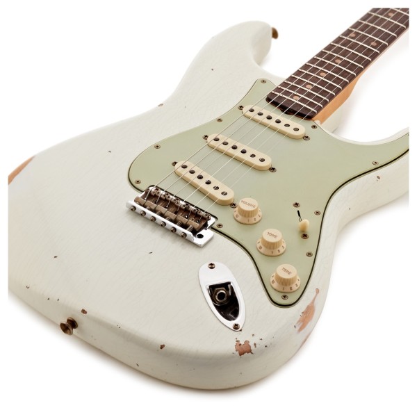 Fender Custom Shop '62 Stratocaster Relic, Aged Olympic White - body