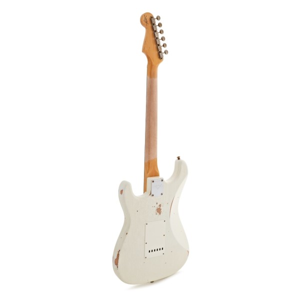 Fender Custom Shop '62 Stratocaster Relic, Aged Olympic White - back