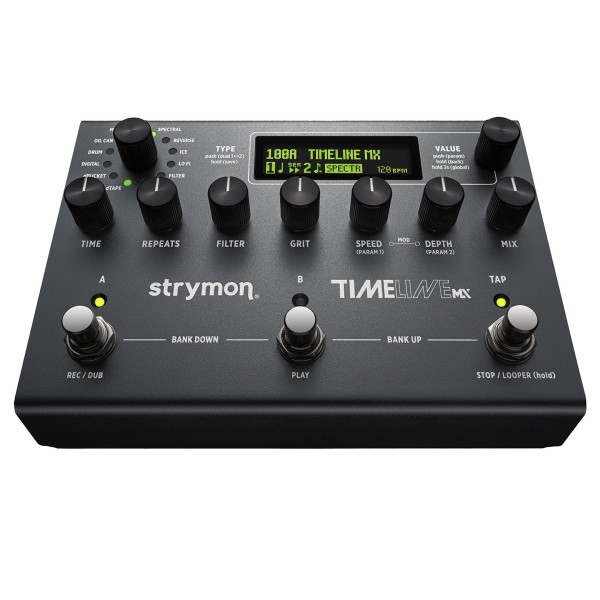 Strymon TimeLine MX Delay Pedal - tilted