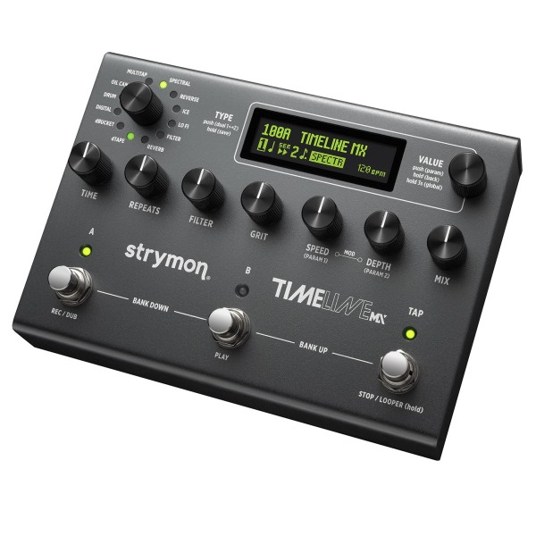 Strymon TimeLine MX Delay Pedal - angled shot
