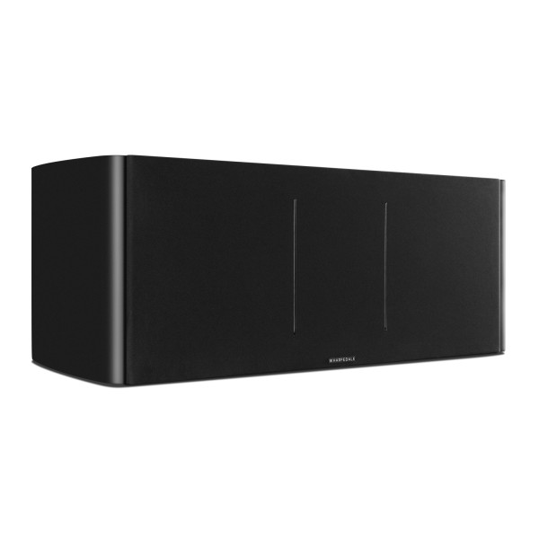 Wharfedale Elysian CR 3 Way Centre Channel Speaker, Matt Black - right grille 