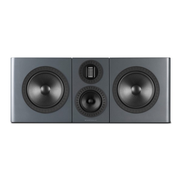 Wharfedale Elysian CR 3 Way Centre Channel Speaker, Lunar Grey - no grille 