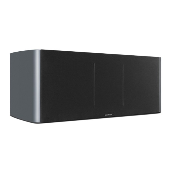 Wharfedale Elysian CR 3 Way Centre Channel Speaker, Lunar Grey - right grille 
