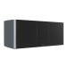Wharfedale Elysian CR 3 Way Centre Channel Speaker, Lunar Grey - right grille 