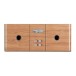 Wharfedale Elysian CR 3 Way Centre Channel Speaker, Piano Walnut - rear 