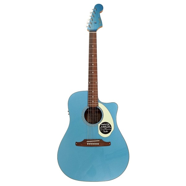 Fender Sonoran SCE Electro Acoustic Guitar, Lake Placid Blue Fender Sonoran SCE Electro Acoustic Guitar, Lake Placid Blue