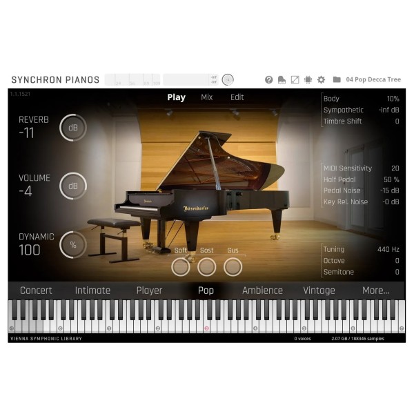 Vienna Symphonic Library Studio Bosendorfer 280VC