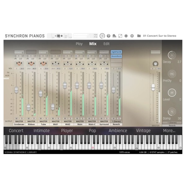 Vienna Symphonic Library Studio Fazioli F212 