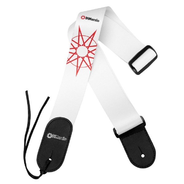 DiMarzio DD3149 Jim Root #4 Standard Guitar Strap, White
