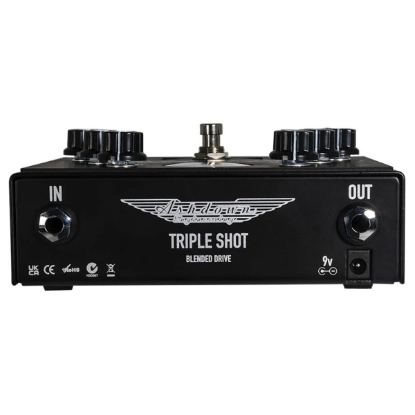 Ashdown The Triple Shot 3-in-1 Distortion Pedal - top