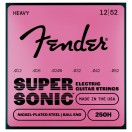 Fender SuperSonic 250H Guitar Strings, Nickel-Plated Steel, Ball End, Gauges .012-.052
