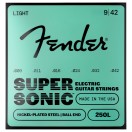 Fender 250L Acero Niquelado Acabadas en Bola Cuerdas de Guitarra, 9-42