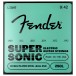 Fender SuperSonic 250L Guitar Strings, Nickel-Plated Steel, Ball End, Gauges .009-.042