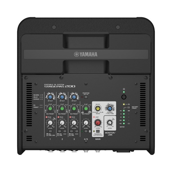 Yamaha Stagepas 200 Portable PA System - Top