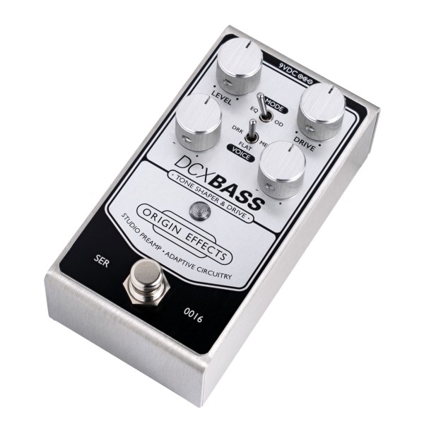 Origin Effects DCX Bass Tone Shaper & Drive Pedal flat